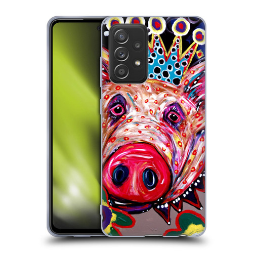 Mad Dog Art Gallery Animals Missy Pig Soft Gel Case for Samsung Galaxy A52 / A52s / 5G (2021)
