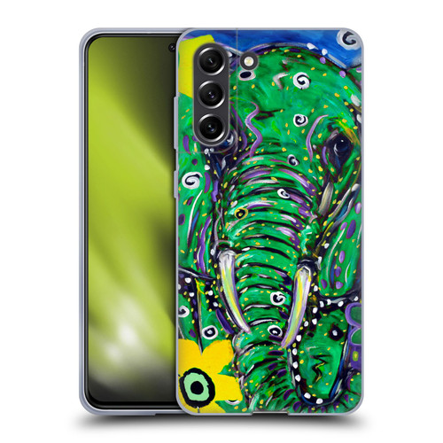 Mad Dog Art Gallery Animals Elephant Soft Gel Case for Samsung Galaxy S21 FE 5G