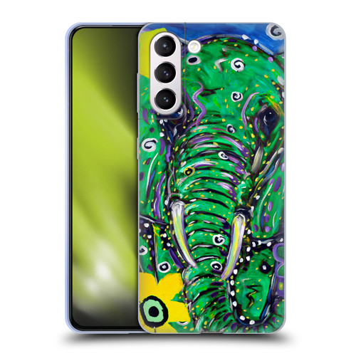 Mad Dog Art Gallery Animals Elephant Soft Gel Case for Samsung Galaxy S21+ 5G
