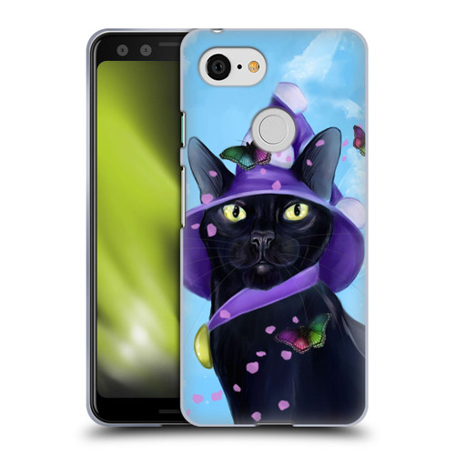 Ash Evans Black Cats Butterfly Sky Soft Gel Case for Google Pixel 3