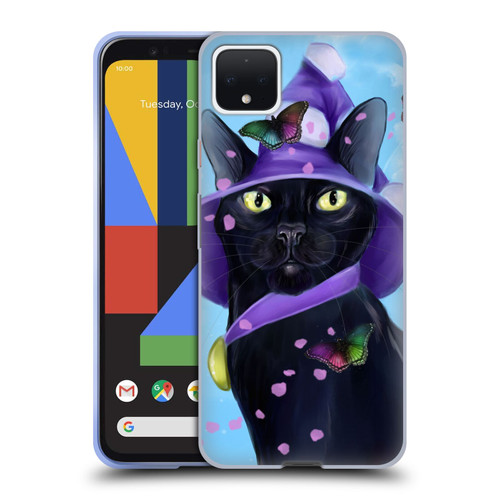 Ash Evans Black Cats Butterfly Sky Soft Gel Case for Google Pixel 4 XL