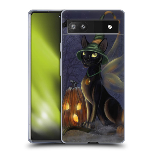 Ash Evans Black Cats The Witching Time Soft Gel Case for Google Pixel 6a