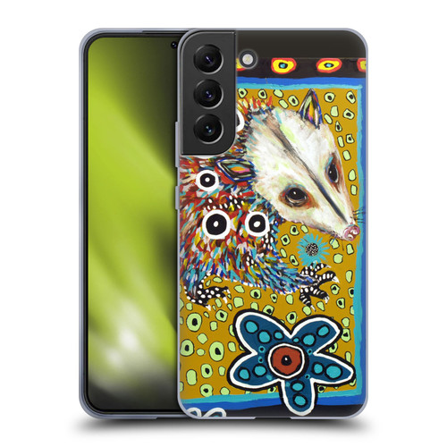 Mad Dog Art Gallery Animals Possum Soft Gel Case for Samsung Galaxy S22+ 5G