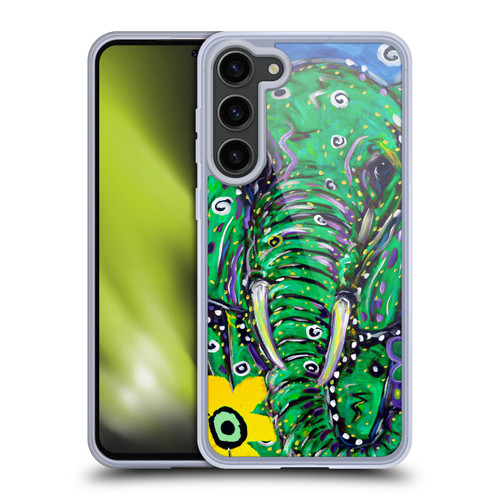 Mad Dog Art Gallery Animals Elephant Soft Gel Case for Samsung Galaxy S23+ 5G