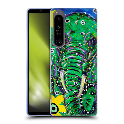 Mad Dog Art Gallery Animals Elephant Soft Gel Case for Sony Xperia 1 IV