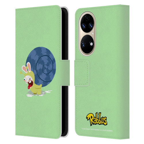 Rabbids Costumes Snail Leather Book Wallet Case Cover For Huawei P50