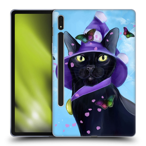 Ash Evans Black Cats Butterfly Sky Soft Gel Case for Samsung Galaxy Tab S8