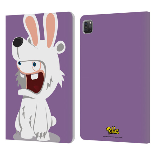 Rabbids Costumes Polar Bear Leather Book Wallet Case Cover For Apple iPad Pro 11 2020 / 2021 / 2022