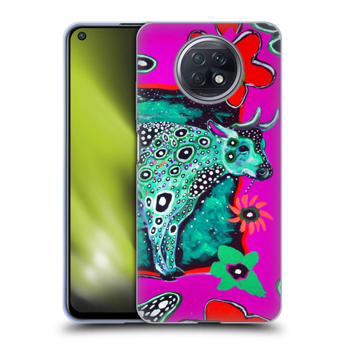 Mad Dog Art Gallery Animals Cosmic Cow Soft Gel Case for Xiaomi Redmi Note 9T 5G