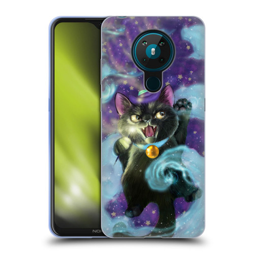 Ash Evans Black Cats Magic Witch Soft Gel Case for Nokia 5.3