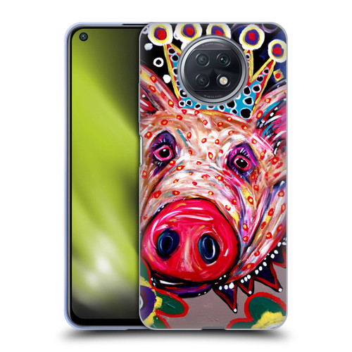 Mad Dog Art Gallery Animals Missy Pig Soft Gel Case for Xiaomi Redmi Note 9T 5G