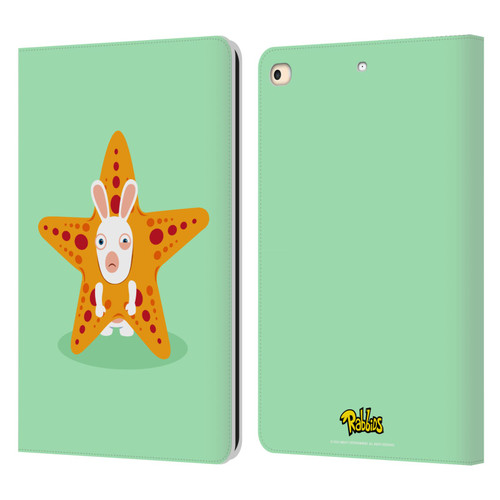 Rabbids Costumes Starfish Leather Book Wallet Case Cover For Apple iPad 9.7 2017 / iPad 9.7 2018