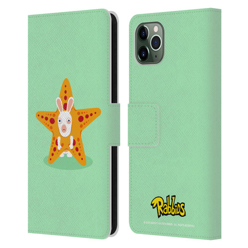 Rabbids Costumes Starfish Leather Book Wallet Case Cover For Apple iPhone 11 Pro Max