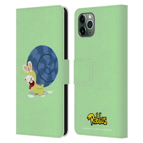 Rabbids Costumes Snail Leather Book Wallet Case Cover For Apple iPhone 11 Pro Max