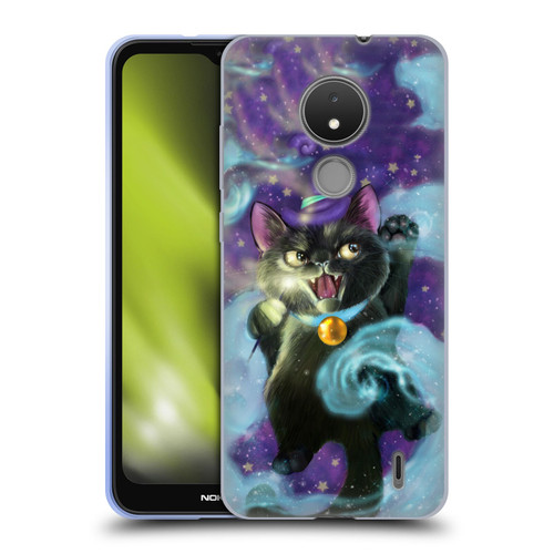 Ash Evans Black Cats Magic Witch Soft Gel Case for Nokia C21