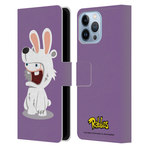 Rabbids Costumes Polar Bear Leather Book Wallet Case Cover For Apple iPhone 13 Pro Max