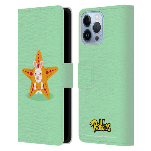 Rabbids Costumes Starfish Leather Book Wallet Case Cover For Apple iPhone 13 Pro Max
