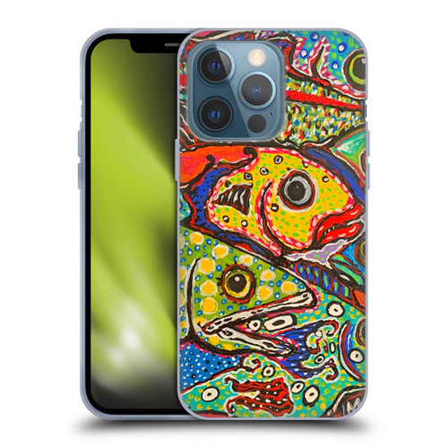Mad Dog Art Gallery Assorted Designs Many Mad Fish Soft Gel Case for Apple iPhone 13 Pro