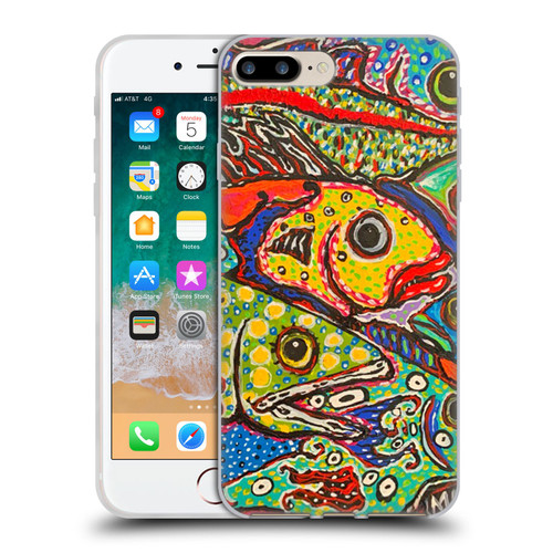 Mad Dog Art Gallery Assorted Designs Many Mad Fish Soft Gel Case for Apple iPhone 7 Plus / iPhone 8 Plus