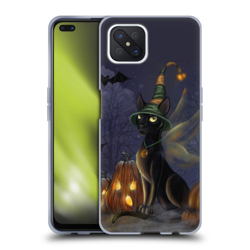 Ash Evans Black Cats The Witching Time Soft Gel Case for OPPO Reno4 Z 5G