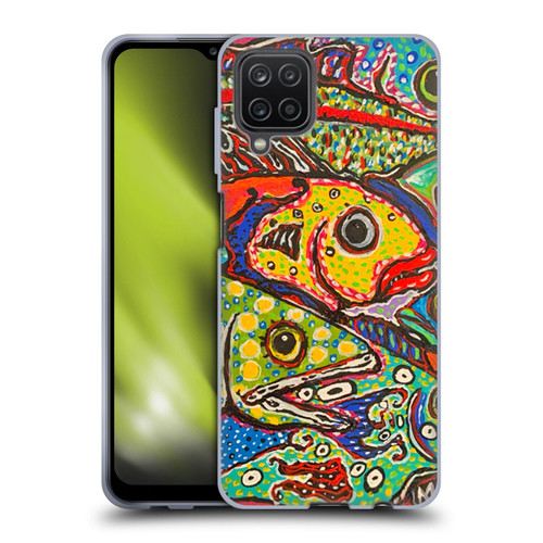 Mad Dog Art Gallery Assorted Designs Many Mad Fish Soft Gel Case for Samsung Galaxy A12 (2020)