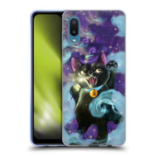 Ash Evans Black Cats Magic Witch Soft Gel Case for Samsung Galaxy A02/M02 (2021)