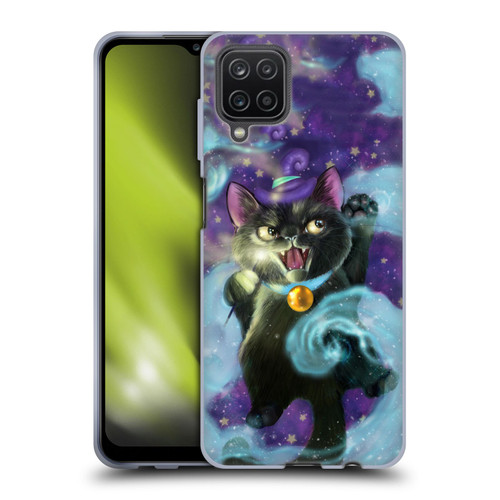 Ash Evans Black Cats Magic Witch Soft Gel Case for Samsung Galaxy A12 (2020)