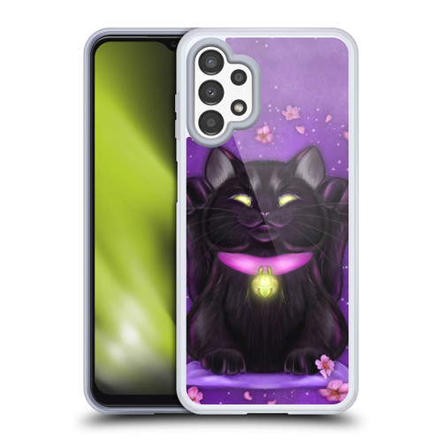 Ash Evans Black Cats Lucky Soft Gel Case for Samsung Galaxy A13 (2022)