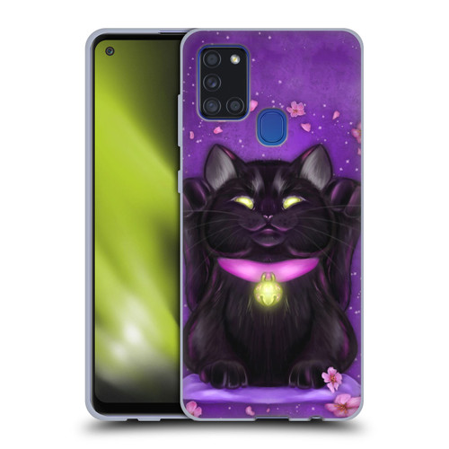 Ash Evans Black Cats Lucky Soft Gel Case for Samsung Galaxy A21s (2020)