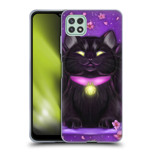 Ash Evans Black Cats Lucky Soft Gel Case for Samsung Galaxy A22 5G / F42 5G (2021)
