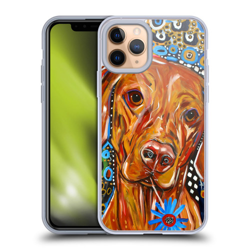 Mad Dog Art Gallery Dogs 2 Viszla Soft Gel Case for Apple iPhone 11 Pro