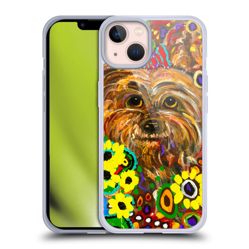 Mad Dog Art Gallery Dogs 2 Yorkie Soft Gel Case for Apple iPhone 13