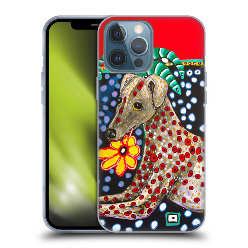 Mad Dog Art Gallery Dogs 2 Greyhound Soft Gel Case for Apple iPhone 13 Pro Max