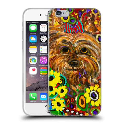 Mad Dog Art Gallery Dogs 2 Yorkie Soft Gel Case for Apple iPhone 6 / iPhone 6s