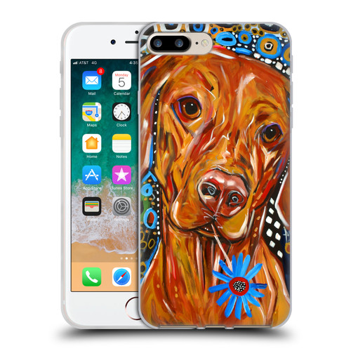 Mad Dog Art Gallery Dogs 2 Viszla Soft Gel Case for Apple iPhone 7 Plus / iPhone 8 Plus