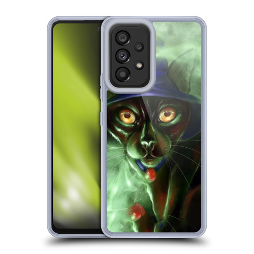 Ash Evans Black Cats Conjuring Magic Soft Gel Case for Samsung Galaxy A53 5G (2022)