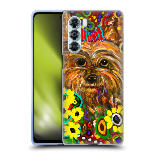 Mad Dog Art Gallery Dogs 2 Yorkie Soft Gel Case for Motorola Edge S30 / Moto G200 5G