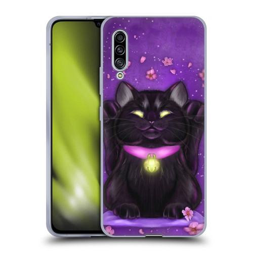Ash Evans Black Cats Lucky Soft Gel Case for Samsung Galaxy A90 5G (2019)