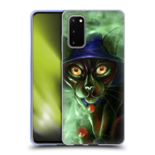 Ash Evans Black Cats Conjuring Magic Soft Gel Case for Samsung Galaxy S20 / S20 5G