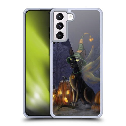Ash Evans Black Cats The Witching Time Soft Gel Case for Samsung Galaxy S21+ 5G