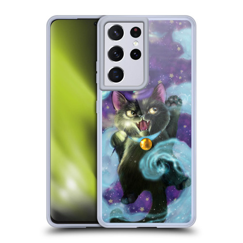 Ash Evans Black Cats Magic Witch Soft Gel Case for Samsung Galaxy S21 Ultra 5G