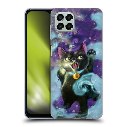 Ash Evans Black Cats Magic Witch Soft Gel Case for Samsung Galaxy M33 (2022)