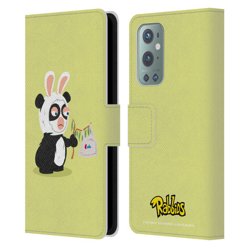 Rabbids Costumes Panda Leather Book Wallet Case Cover For OnePlus 9