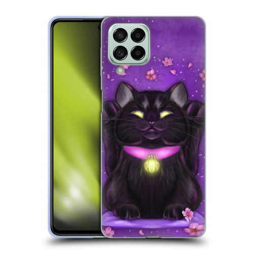 Ash Evans Black Cats Lucky Soft Gel Case for Samsung Galaxy M53 (2022)
