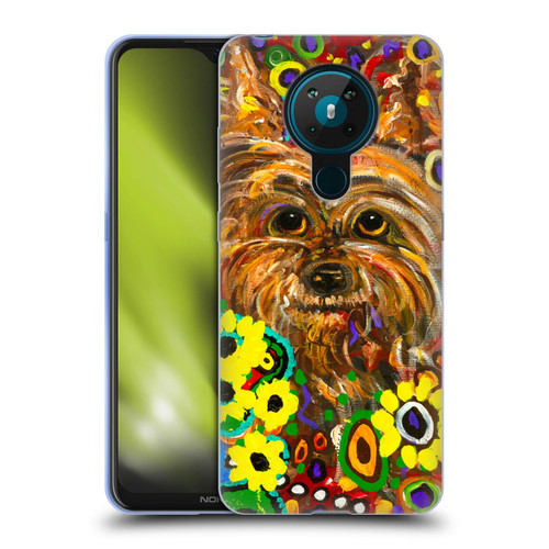 Mad Dog Art Gallery Dogs 2 Yorkie Soft Gel Case for Nokia 5.3
