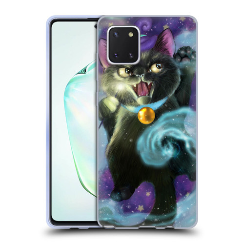 Ash Evans Black Cats Magic Witch Soft Gel Case for Samsung Galaxy Note10 Lite