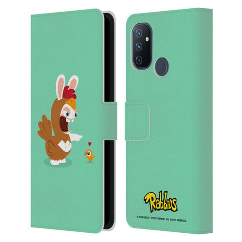 Rabbids Costumes Chicken Leather Book Wallet Case Cover For OnePlus Nord N100