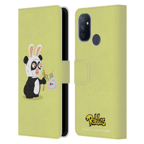 Rabbids Costumes Panda Leather Book Wallet Case Cover For OnePlus Nord N100