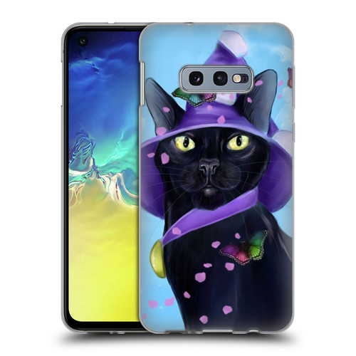 Ash Evans Black Cats Butterfly Sky Soft Gel Case for Samsung Galaxy S10e