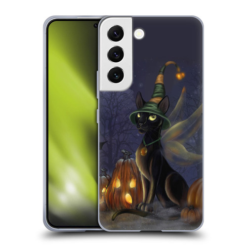 Ash Evans Black Cats The Witching Time Soft Gel Case for Samsung Galaxy S22 5G
